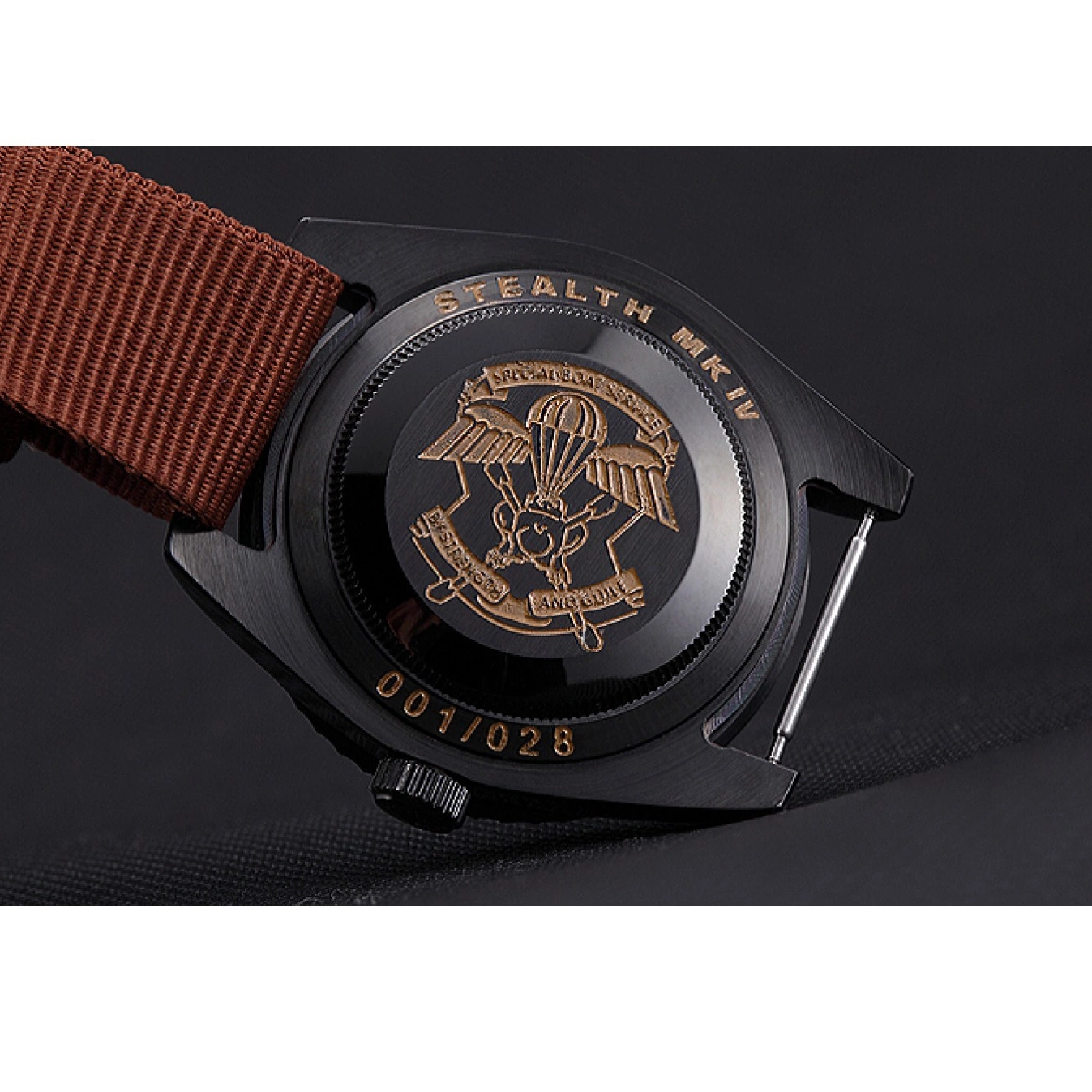 Aaa fake watches 621997 Stealth Rolex Submariner Brown 0816